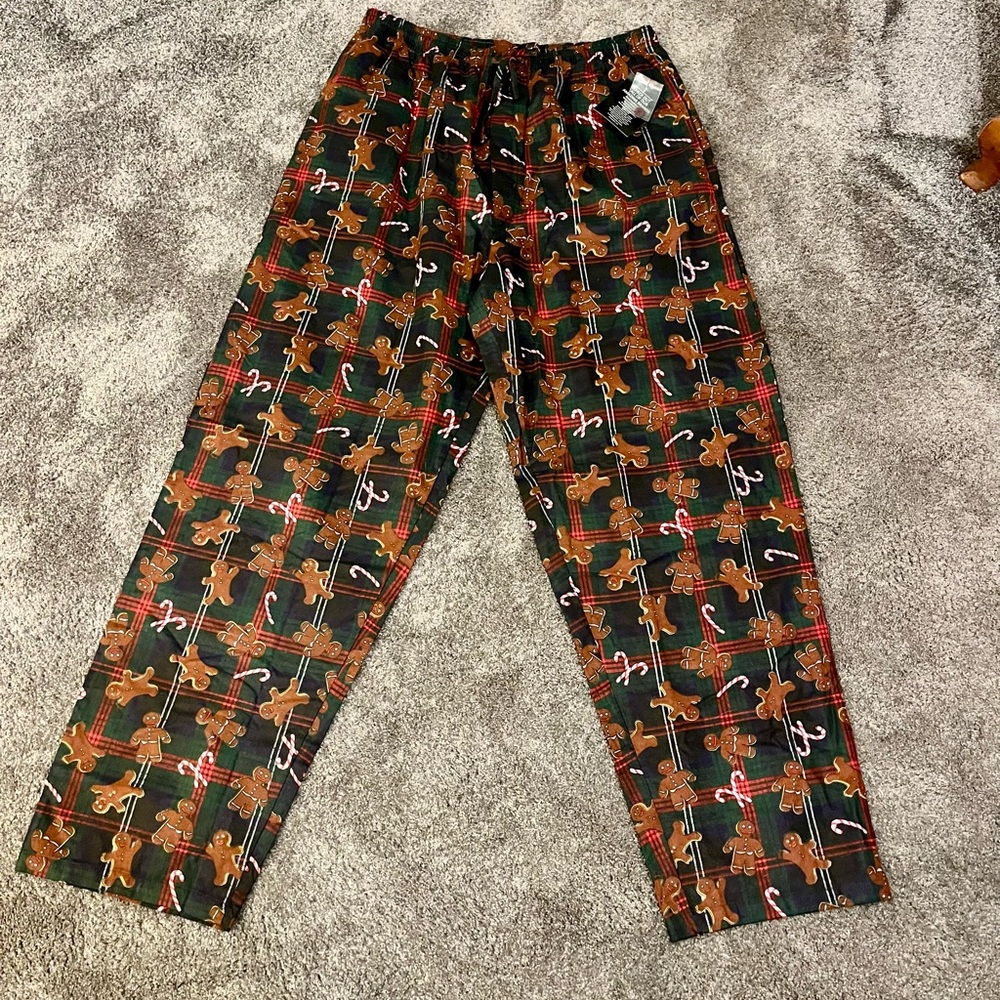 NWT XLT Kingsize Gingerbread Man Pajama Pants